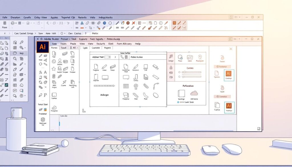 Antarmuka Pengguna Adobe Illustrator