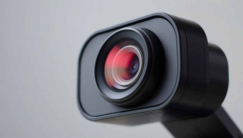 a close-up view of a modern, high-quality USB webcam. the webcam has a sleek, minimalist design with a smooth matte black or silver finish. the lens is large and clear, with a high-resolution image sensor capable of capturing sharp, detailed video. the webcam is shown at an angle, highlighting its clean lines and modern aesthetic. the lighting is bright and even, creating a professional, studio-like atmosphere. the background is blurred, keeping the focus on the webcam itself and emphasizing its technical features and capabilities. the overall impression is of a versatile, high-performance webcam that could be used for a variety of applications, from video conferencing to live streaming. a close-up view of a modern, high-quality USB webcam. the webcam has a sleek, minimalist design with a smooth matte black or silver finish. the lens is large and clear, with a high-resolution image sensor capable of capturing sharp, detailed video. the webcam is shown at an angle, highlighting its clean lines and modern aesthetic. the lighting is bright and even, creating a professional, studio-like atmosphere. the background is blurred, keeping the focus on the webcam itself and emphasizing its technical features and capabilities. the overall impression is of a versatile, high-performance webcam that could be used for a variety of applications, from video conferencing to live streaming.