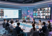 Metaverse rapat virtual perusahaan